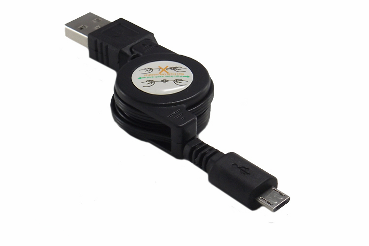 USB Kabel Datenkabel ausziehbar für Sony-Ericsson PlayStation phone, S003, Spiro - Bild 1 von 1
